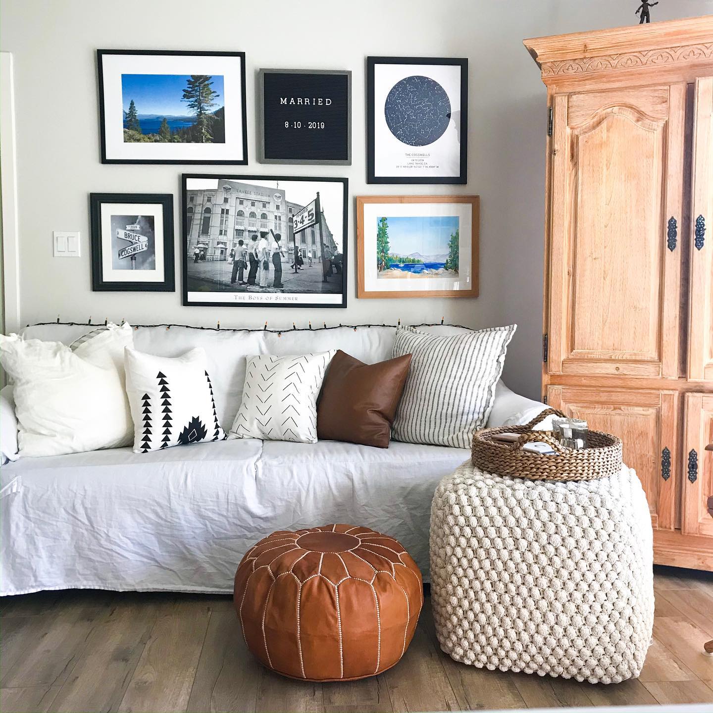 Crate & Barrel Cayden Pouf クッション Crate & Barrel Cayden Pouf クッション